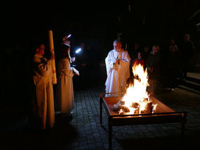 Lumen Christi - Auferstehungsmesse in St. Crescentius (Foto: Karl-Franz Thiede)